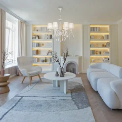 Maytoni Hängeleuchte Metall Stoff 63 cm breit H: max. 116 cm* Hängelampen|Esszimmer Lampen