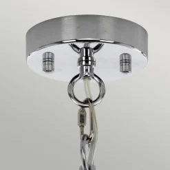 New Elstead Hängeleuchte Modern Metall Kristall E27 BERSIVA