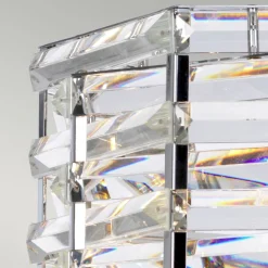 New Elstead Hängeleuchte Modern Metall Kristall E27 BERSIVA