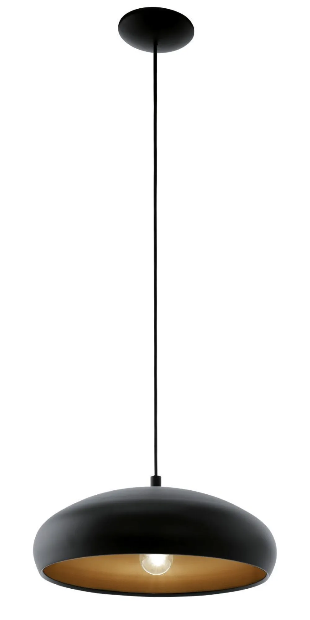 Sale Eglo Hängeleuchte Mogano 1 Schwarz Ø40cm