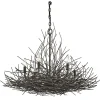 Best Elstead Hängeleuchte NELL Bronze kürzbar Nest Design Lampe