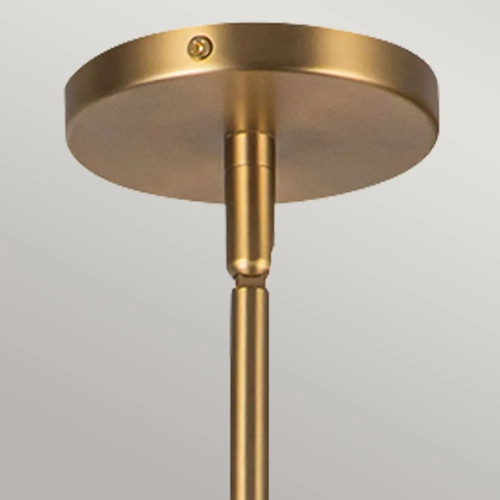 New Elstead Hängeleuchte Rattan Glas Metall Ø 37,5 cm H: max. 147,9 cm E27