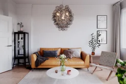 By Rydéns Hängeleuchte Rauchglas 64 cm breit 4-flammig E14* Hängelampen|Wohnzimmerlampen