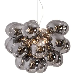 Clearance By Rydéns Hängeleuchte Rauchglas 62 cm breit 3-flammig G9