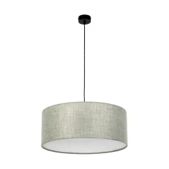 TK Lighting Hängeleuchte rund Ø 50 cm blendarm E27 Grün Stoffschirm* Moderne Lampen|Stofflampen