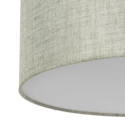 TK Lighting Hängeleuchte rund Ø 50 cm blendarm E27 Grün Stoffschirm* Moderne Lampen|Stofflampen
