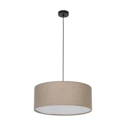 TK Lighting Hängeleuchte rund Ø 50 cm H: max. 110 cm Jute 3x E27 Modern* Hängelampen|Esszimmer Lampen