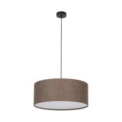 Sale TK Lighting Hängeleuchte rund Ø 50 cm Jute H: max. 110 cm 3x E27