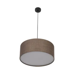 Sale TK Lighting Hängeleuchte rund Ø 50 cm Jute H: max. 110 cm 3x E27