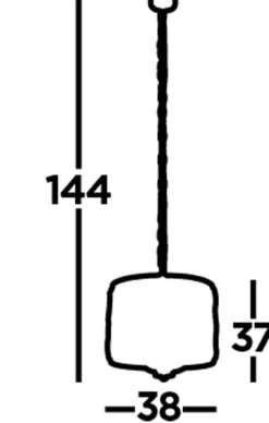 Searchlight Hängeleuchte rund Ø 38 cm Kristall in Chrom Klar 3x E27* Hängelampen|Wohnzimmerlampen