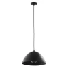 TK Lighting Hängeleuchte rund Ø 33,5 cm Metall Schwarz E27* Moderne Lampen|Wohnzimmerlampen