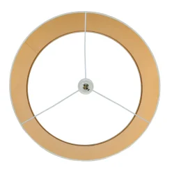 Easylight Hängeleuchte Schirm Creme Gold Retro rund Esstisch* Hängelampen|Esszimmer Lampen
