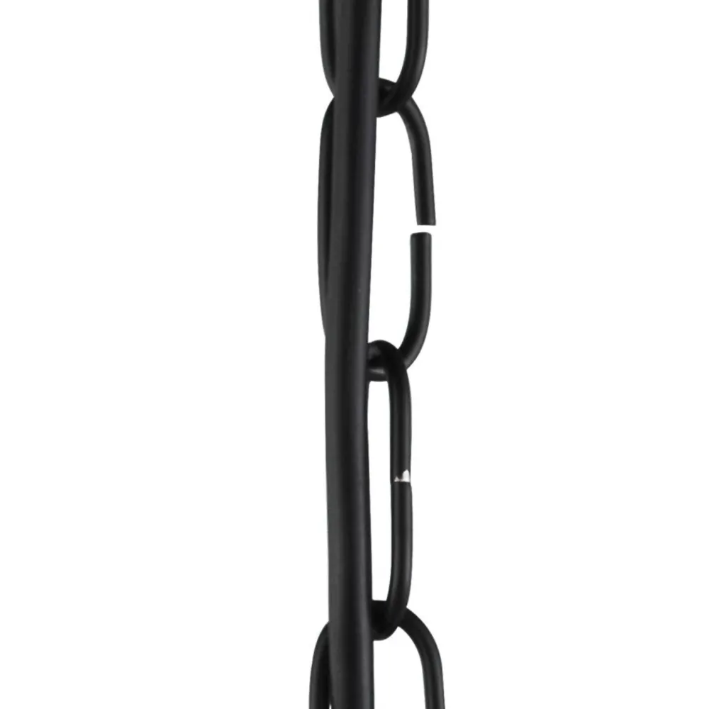 Clearance Searchlight Hängeleuchte Schwarz Ø 45 cm aus Mesh Metall 3x E27 Retro