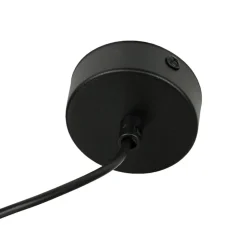 Best Lamkur Hängeleuchte Schwarz Aluminium rund Esstisch