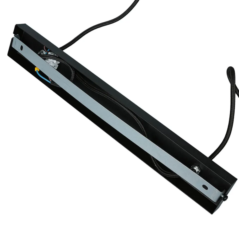 Sigma Hängeleuchte Schwarz breiter Schirm Retro 2 flmg* Hängelampen|Esszimmer Lampen