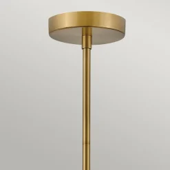 Elstead Hängeleuchte Schwarz Messing D: 33 cm Metall Glas 2x E27* Hängelampen|Wohnzimmerlampen