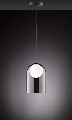 WOFI Hängeleuchte Schwarz Weiß Ø 17 cm Glas Schirme* Hängelampen|Esszimmer Lampen