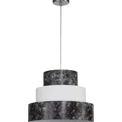 WOFI Hängeleuchte Schwarz Weiß Modern Esszimmer LEEN* Moderne Lampen|Küchenlampen