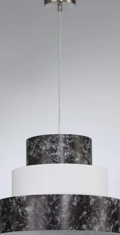 WOFI Hängeleuchte Schwarz Weiß Modern Esszimmer LEEN* Moderne Lampen|Küchenlampen