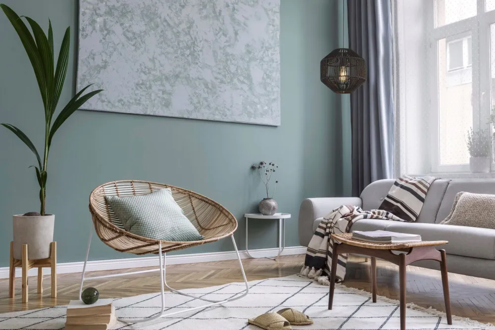 Searchlight Hängeleuchte Seil Schwarz E27 Ø 30 cm H: max. 1,5 m Modern* Hängelampen|Wohnzimmerlampen