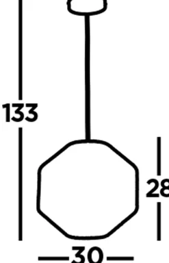 Searchlight Hängeleuchte Seil Schwarz E27 Ø 30 cm H: max. 1,5 m Modern* Hängelampen|Wohnzimmerlampen