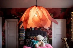 By Rydéns Hängeleuchte Stoff 80 cm breit H: max. 120 cm biegsam Rosa* Hängelampen|Esszimmer Lampen
