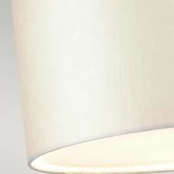 Elstead Hängeleuchte Stoff Ø36cm in Creme Messing antik* Stofflampen|Wohnzimmerlampen