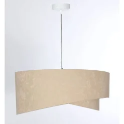 Online BPS Koncept Hängeleuchte Stoff Velours Optik rund Ø 50 cm Modern E27