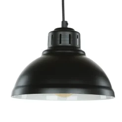 Discount Luminex Hängeleuchte SVEN in Schwarz 3-flmg