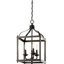 Elstead Hängeleuchte THOREN Bronze kürzbar Lampe 3-flammig* Hängelampen|Wohnzimmerlampen