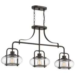Elstead Hängeleuchte Vintage B: 96,5 cm höhenverstellbar in Bronze* Hängelampen|Bürolampen