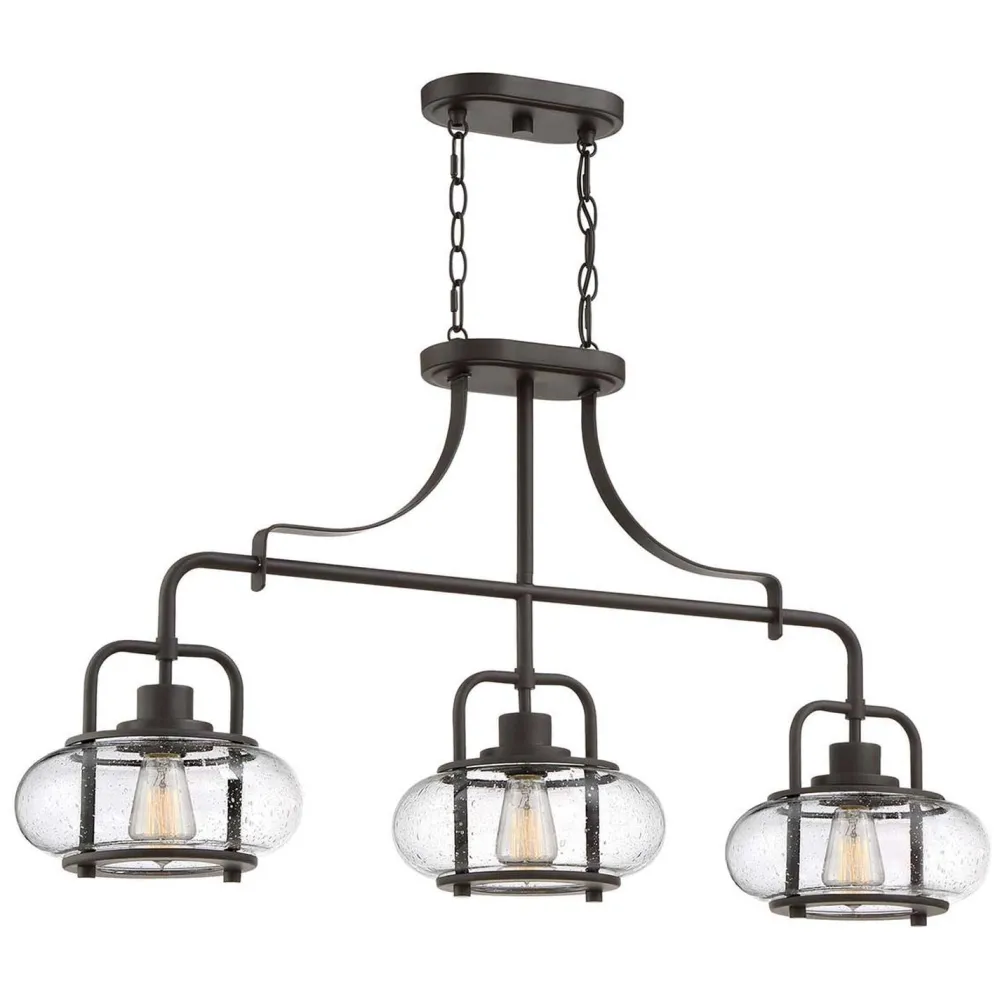 Elstead Hängeleuchte Vintage B: 96,5 cm höhenverstellbar in Bronze* Hängelampen|Bürolampen