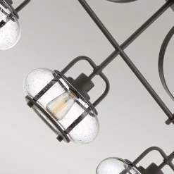 Elstead Hängeleuchte Vintage B: 96,5 cm höhenverstellbar in Bronze* Hängelampen|Bürolampen