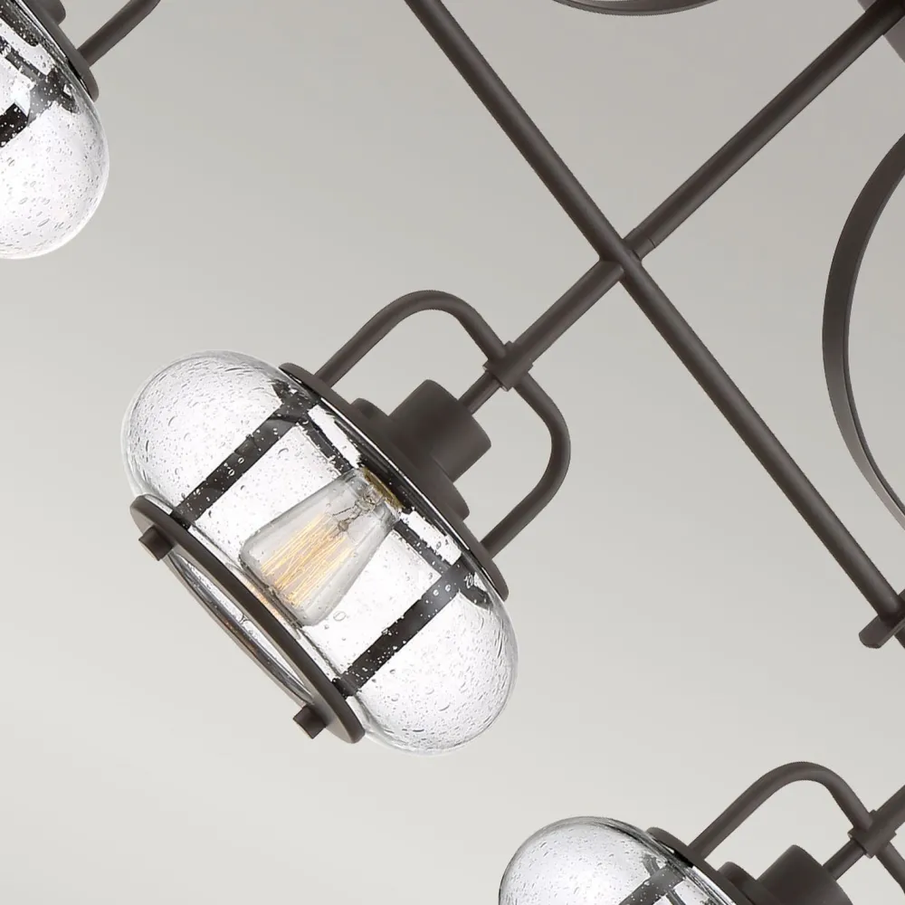 Elstead Hängeleuchte Vintage B: 96,5 cm höhenverstellbar in Bronze* Hängelampen|Bürolampen