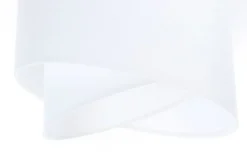 New BPS Koncept Hängeleuchte Weiß verstellbar 3-flammig E27 Stoff Veloursoptik