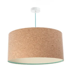 BPS Koncept Hängeleuchte Wohnzimmer E27 Ø 60 cm Kork Modern* Hängelampen|Moderne Lampen