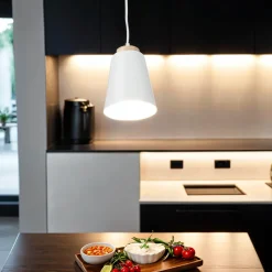 Emibig Hängeleuchte Wohnzimmer Esstisch in Weiß ROGER* Skandinavische Lampen|Lampen Aus Aller Welt