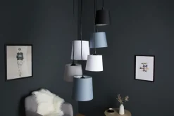 Invicta Interior Hängeleuchte Wohnzimmer Weiß Grau Beige Modern Design* Hängelampen|Esszimmer Lampen
