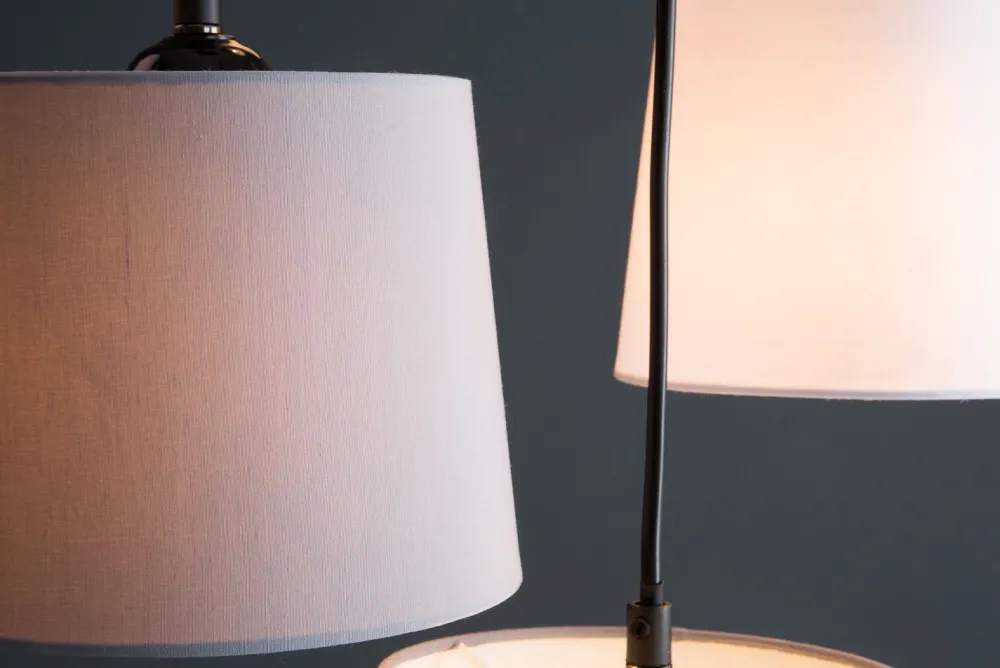 Invicta Interior Hängeleuchte Wohnzimmer Weiß Grau Beige Modern Design* Hängelampen|Esszimmer Lampen