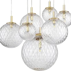 Online TK Lighting Hängeleuchte XXL verstellbar bis 2 m Kugelschirme elegant