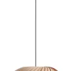 Clearance ALDEX Holz Pendelleuchte in Natur wohnlich E27 rund Ø40 cm