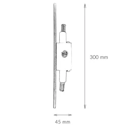 Hot TK Lighting Holz Wandlampe rund Ø 30 cm flach indirektes Licht