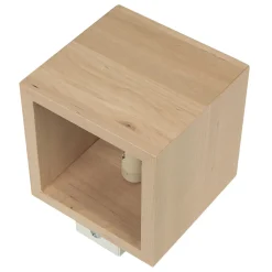 Sollux Holzlampe GEO Up Down B:10cm quadratisch G9* Wohnzimmerlampen|Holzlampen