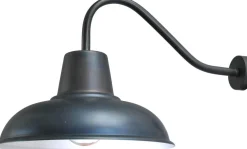 Masterlight Hotelleuchte E27 DI PANNA in Schwarz Roter Metall Optik* Wandleuchten|Küchenlampen