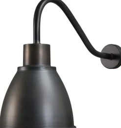 Masterlight Hotelleuchte in Schwarz Roter Metall Optik* Wandleuchten|Küchenlampen