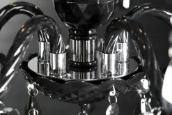 New Invicta Interior Imposant Pendellampe Klassisch E14 Schwarz Acryl