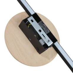 Sale TK Lighting Indirekte Wandlampe LED Schwarz Natur Metall Holz 3000 K