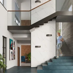 Sollux indirekte Wandlampe Schwarz Up Down 40 cm breit E27* Wandleuchten|Flurlampen