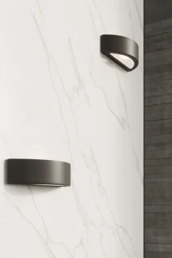 Sollux indirekte Wandlampe Schwarz Up Down 40 cm breit E27* Wandleuchten|Flurlampen