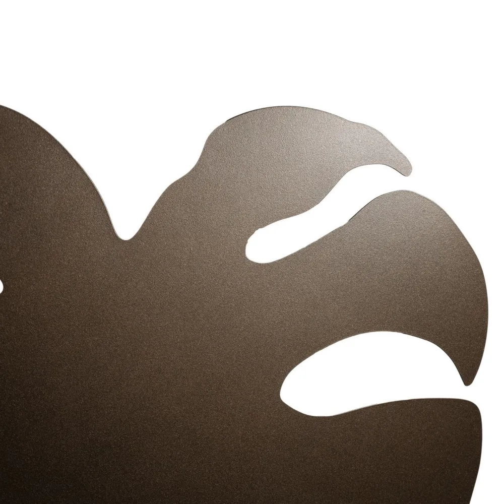 TK Lighting Indirekte Wandleuchte Metall Braun H: 54 cm 3x G9 Blatt* Wandleuchten|Flurlampen